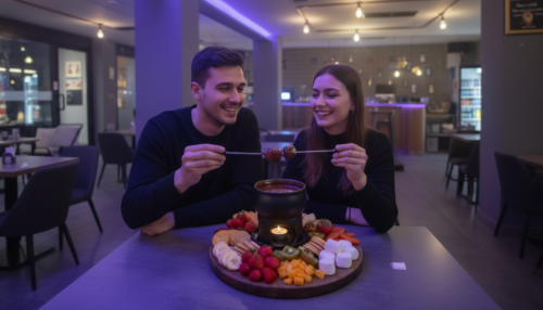 Schokofondue für 2 Personen