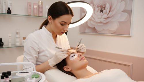 Wimpernverlängerung 1:1 Technik