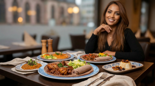 Afrikanisches 3-Gänge-Menü