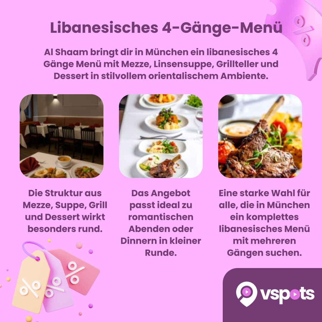Libanesisches 4-Gänge-Menü für 2 Personen – Bild 5
