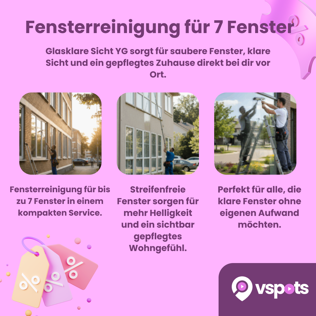 Fensterreinigung für 7 Fenster – Bild 7