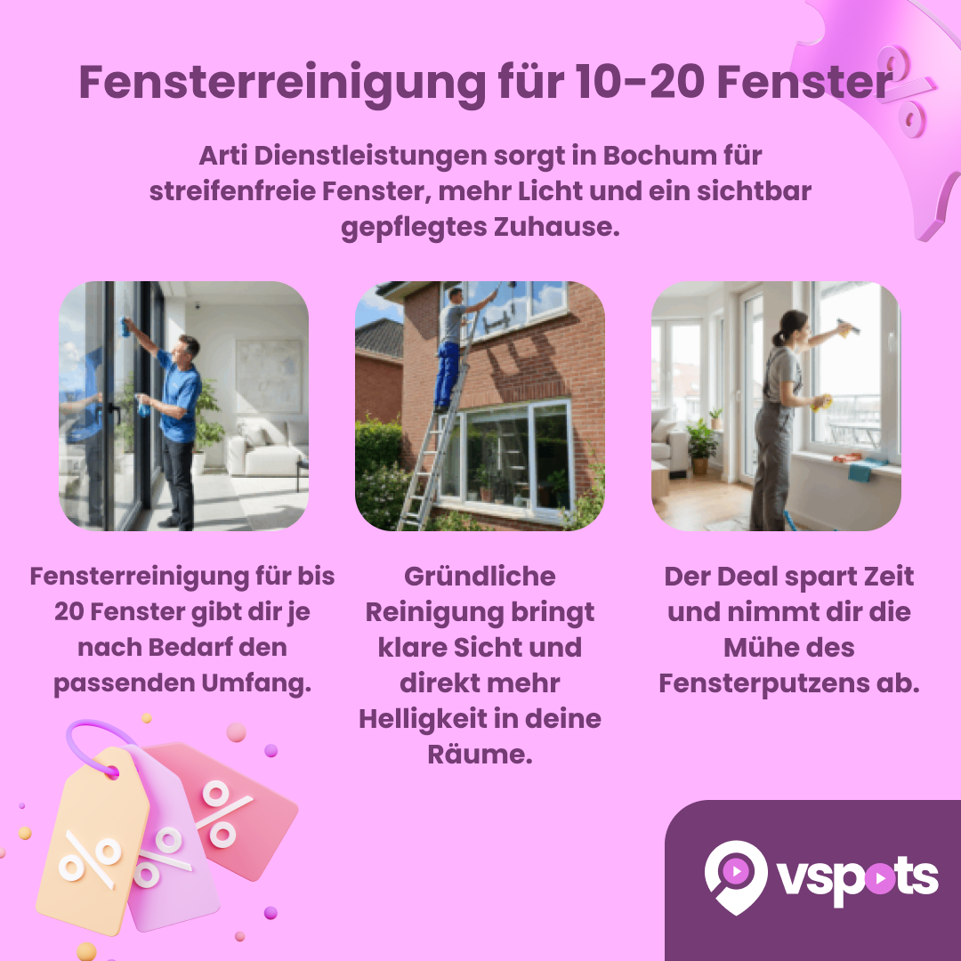 Fensterreinigung für 10, 15 oder 20 Fenster – Bild 6