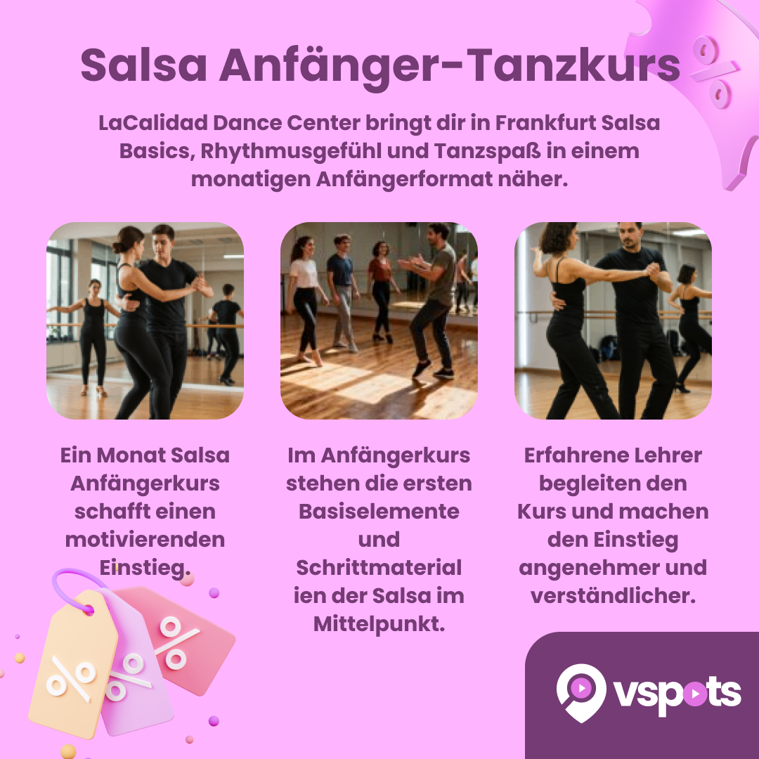 1 monatiger Salsa Anfänger-Tanzkurs – Bild 5