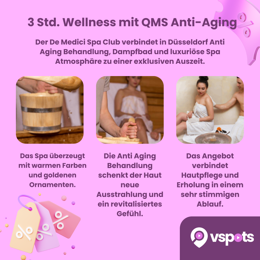 3 Std. Wellness mit QMS Anti-Aging Behandlung – Bild 7