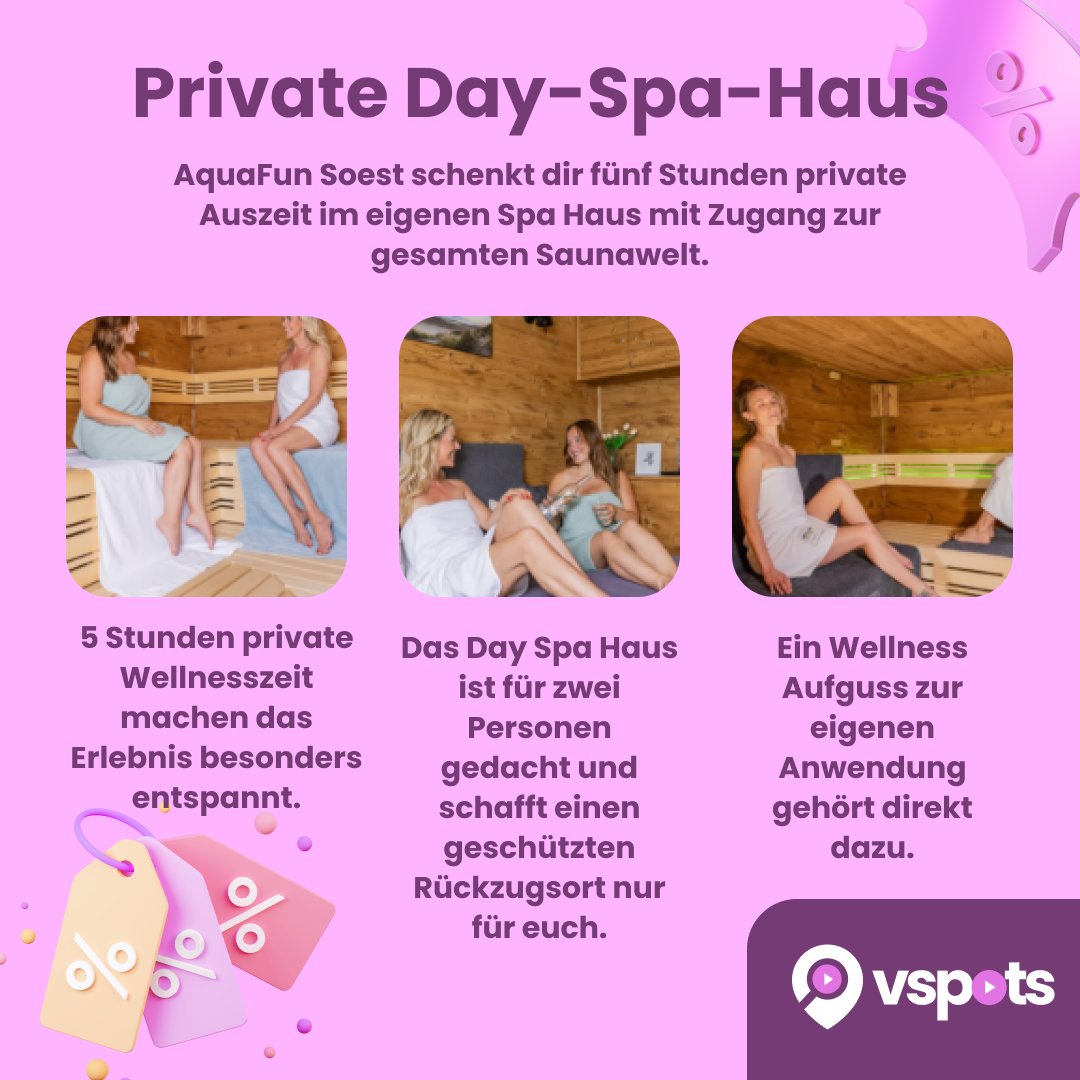Private Day-Spa-Haus & Saunawelt für 2 Personen – Bild 6