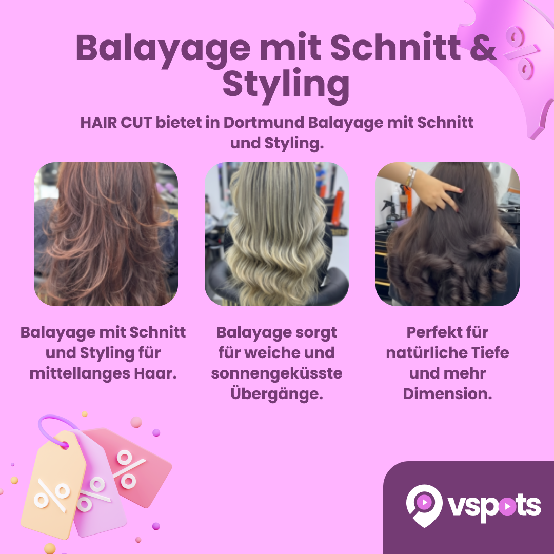 Balayage mit Schnitt & Styling – Bild 5