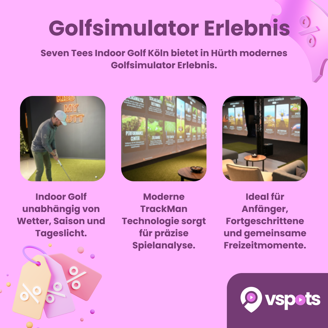 Golfsimulator Erlebnis für 4 Personen – Bild 6