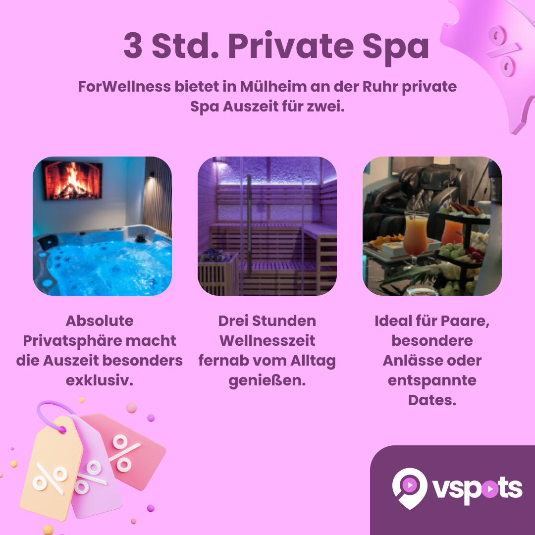 3 Std. Private Spa mit Rosenblättern für 2 Personen – Bild 7