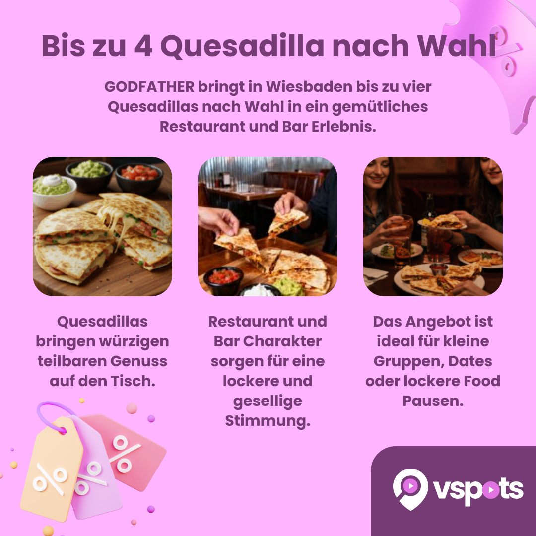 Bis zu 4 Quesadilla nach Wahl – Bild 5