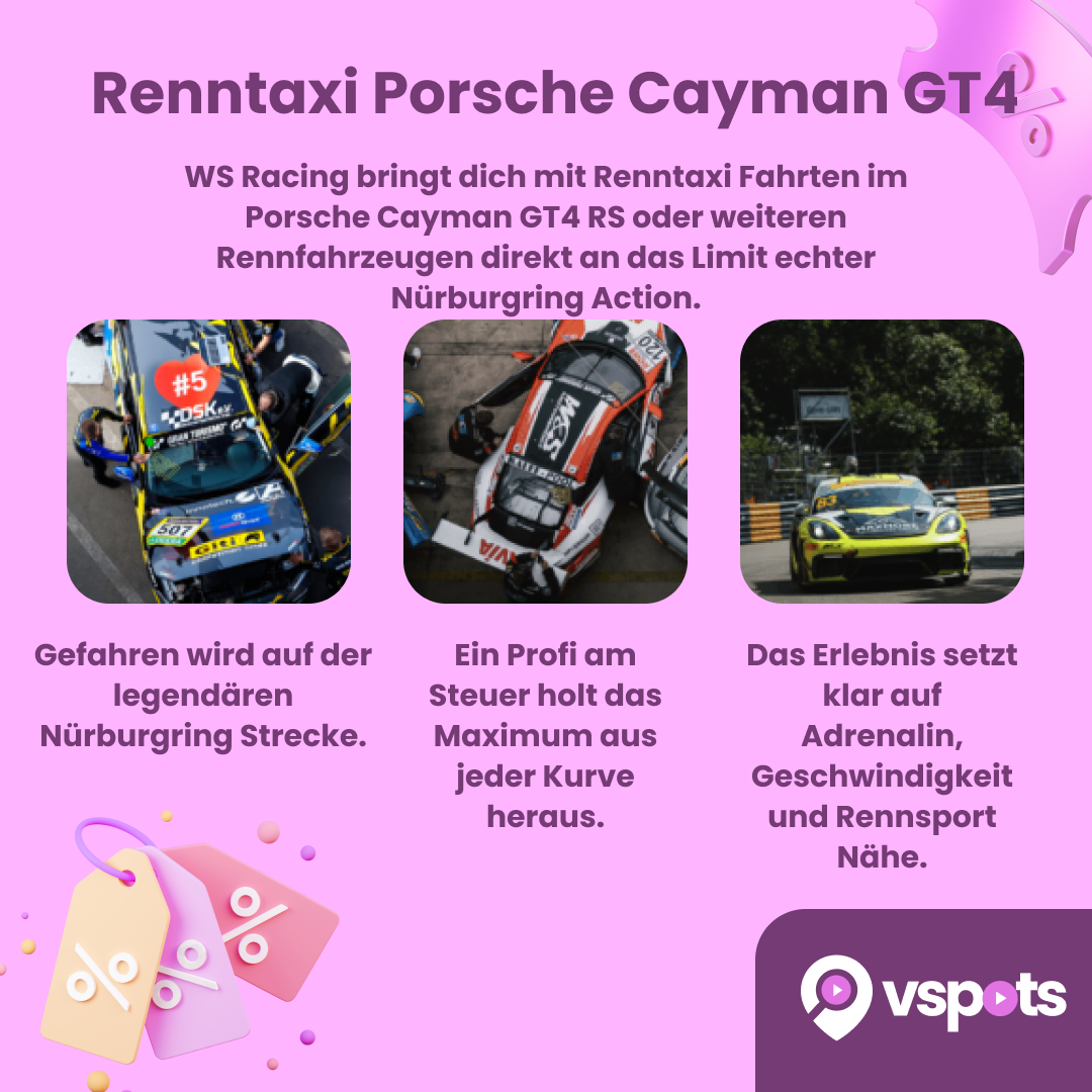 Renntaxi Porsche Cayman GT4 RS – Bild 5
