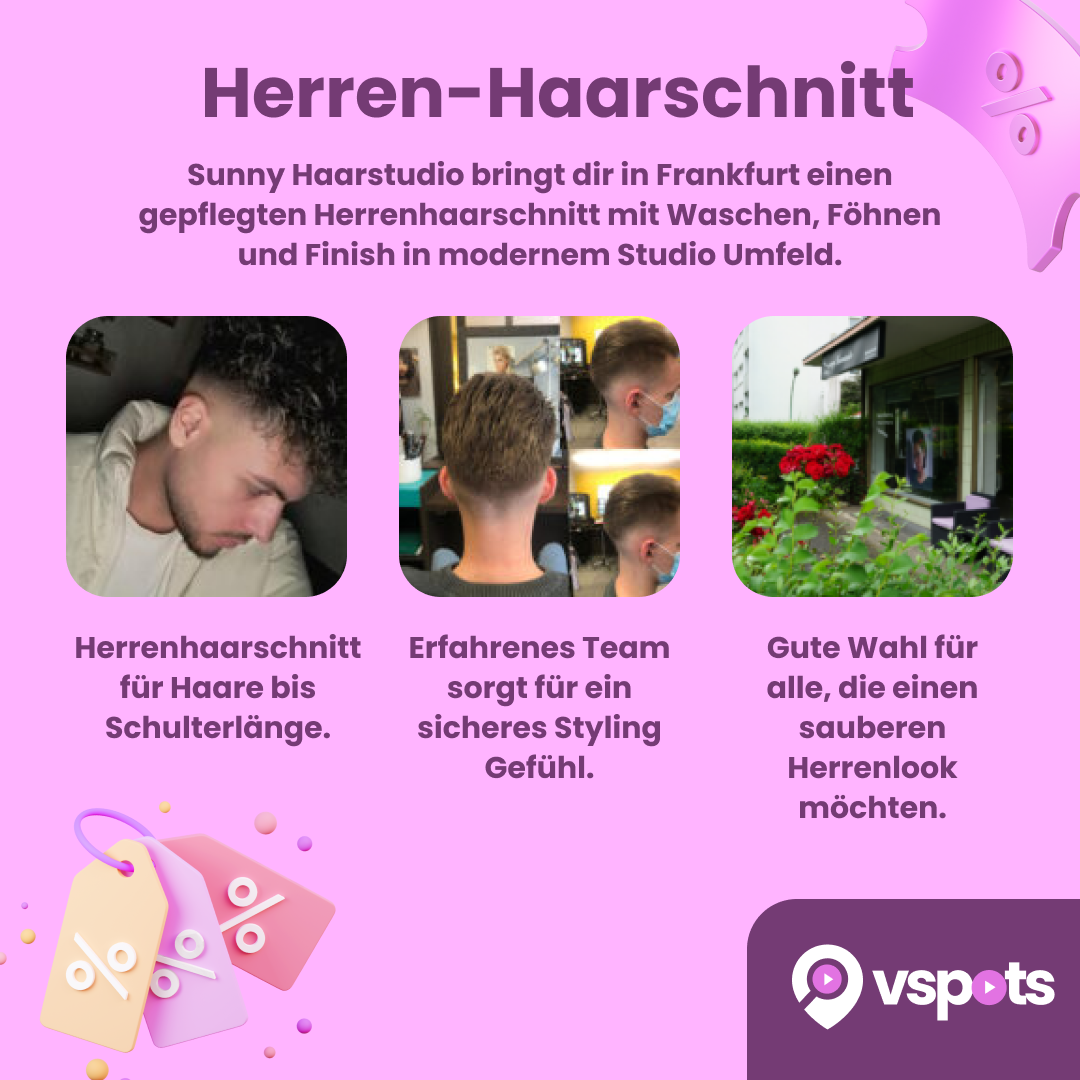 Herren-Haarschnitt mit Waschen, Föhnen und Finish-Produkten – Bild 5