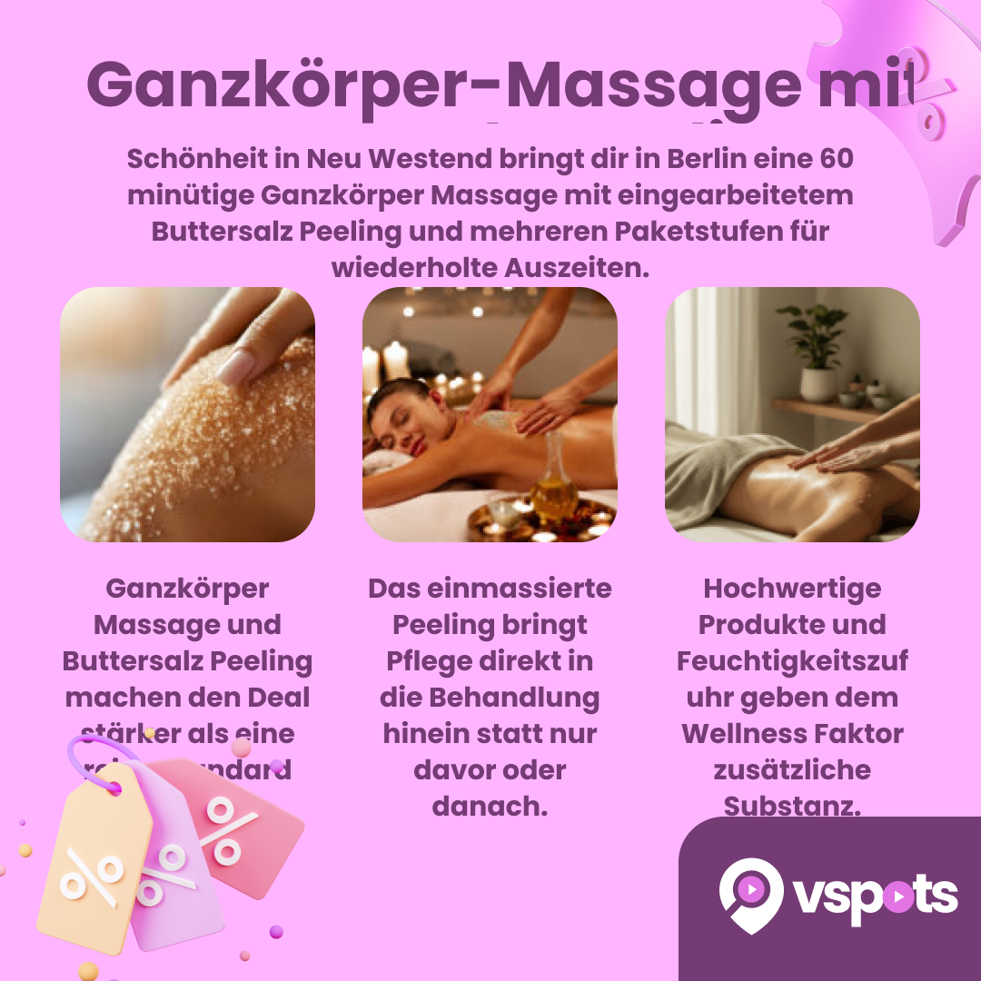 Ganzkörper-Massage mit Peeling und Gesichtsmaske – Bild 5