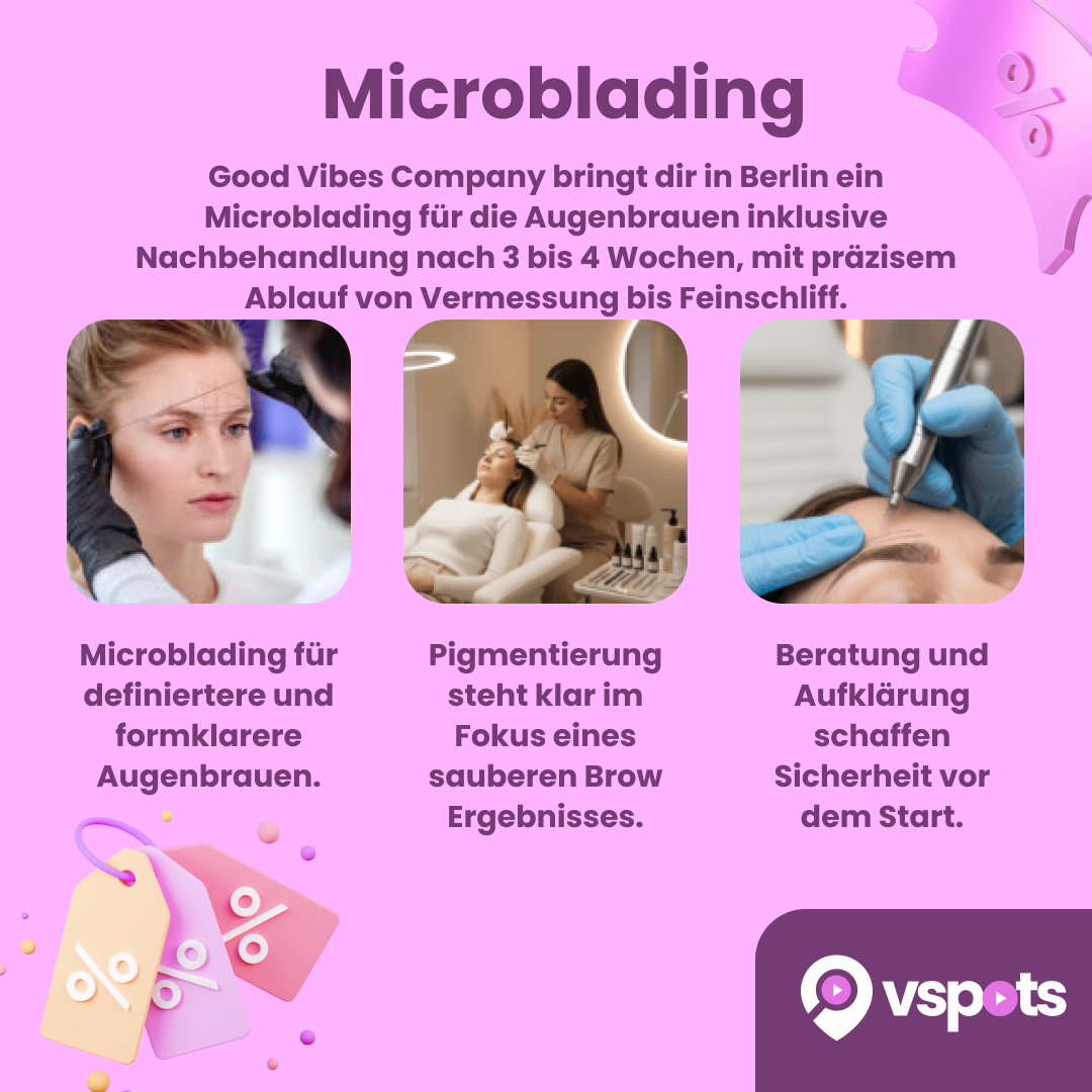 Microblading für die Augenbrauen mit Nachbehandlung – Bild 5