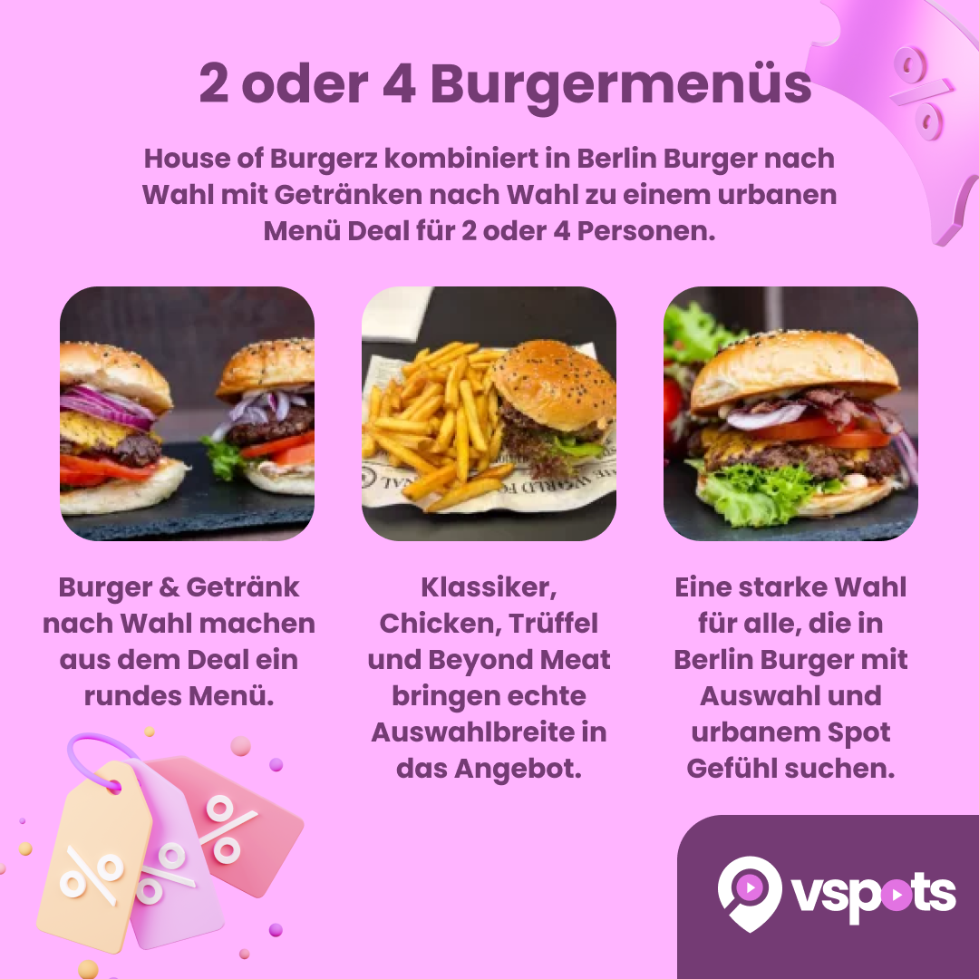 2 oder 4 Burgermenüs – Bild 5
