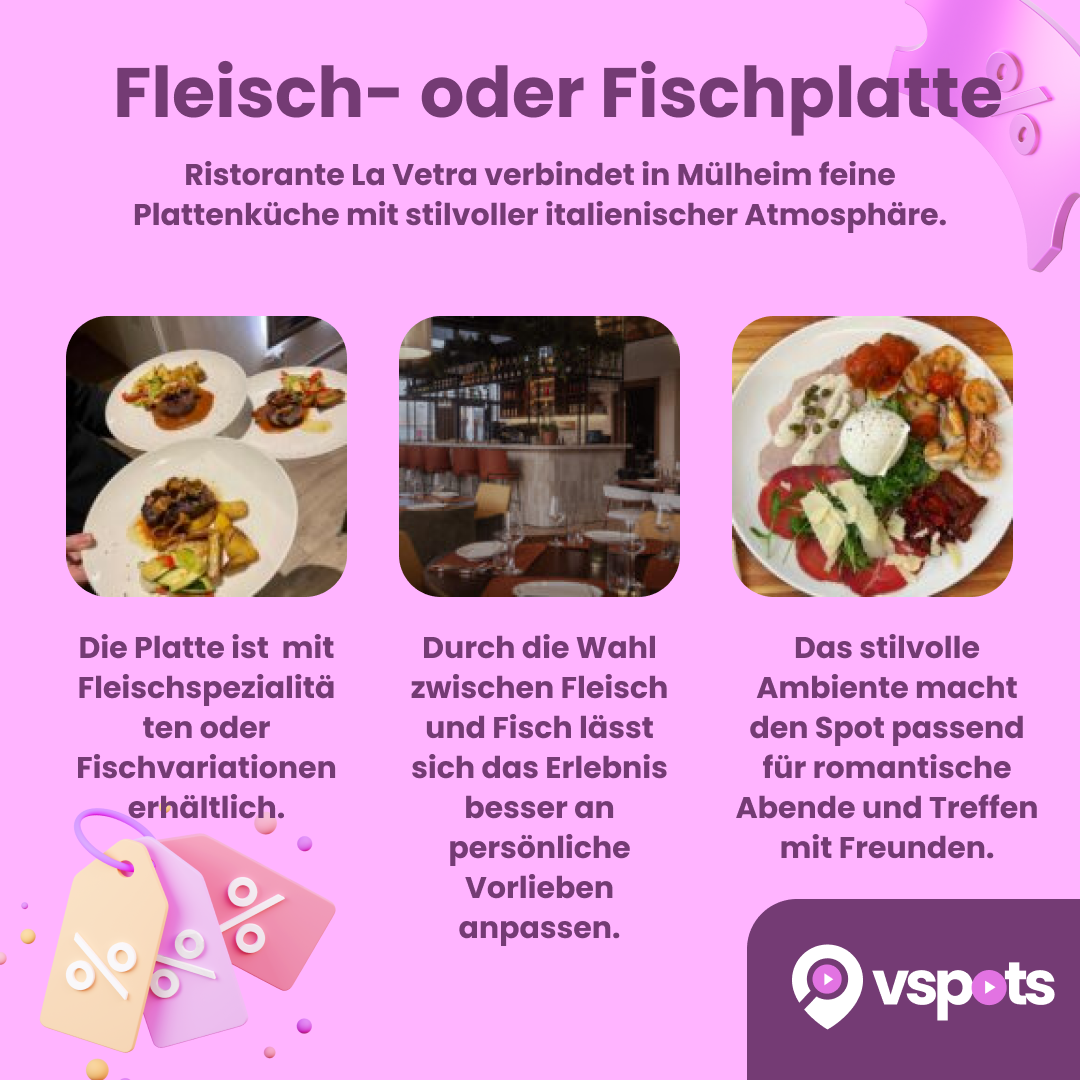 Fleisch- oder Fischplatte und Antipastiplatte für 2 Personen – Bild 7