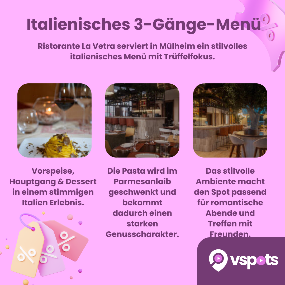 Italienisches 3-Gänge-Menü – Bild 5