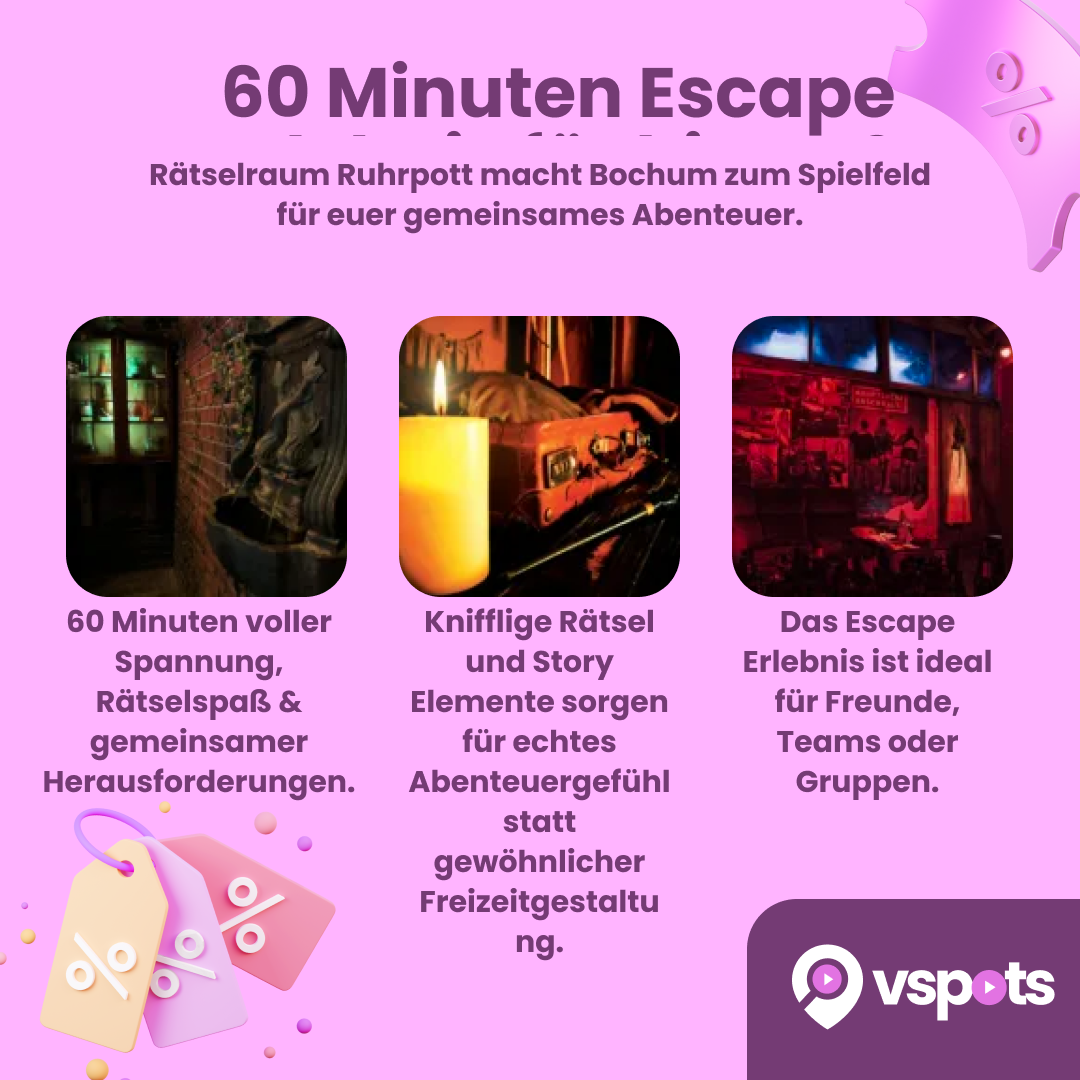 60 Minuten Escape Erlebnis für bis zu 6 Personen Indoor/Outdoor möglich – Bild 5