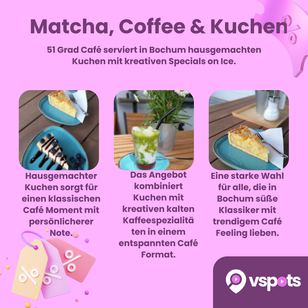 Matcha Latte, Whipped Coffee & Kuchen für 2 Personen – Bild 5