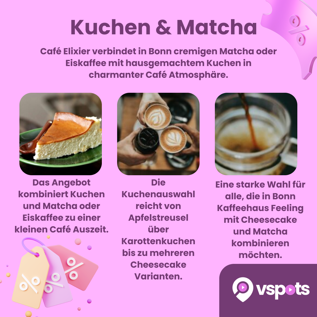 Kuchen & Matcha oder Eiskaffe für 2 Personen – Bild 5