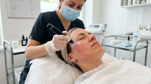 Medizinisches Microneedling