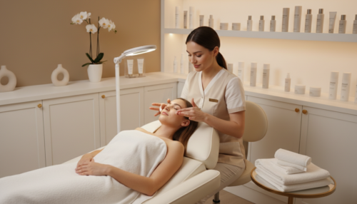 Klassische Gesichtsbehandlung