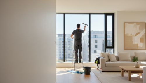 Fensterreinigung für 10 Fenster
