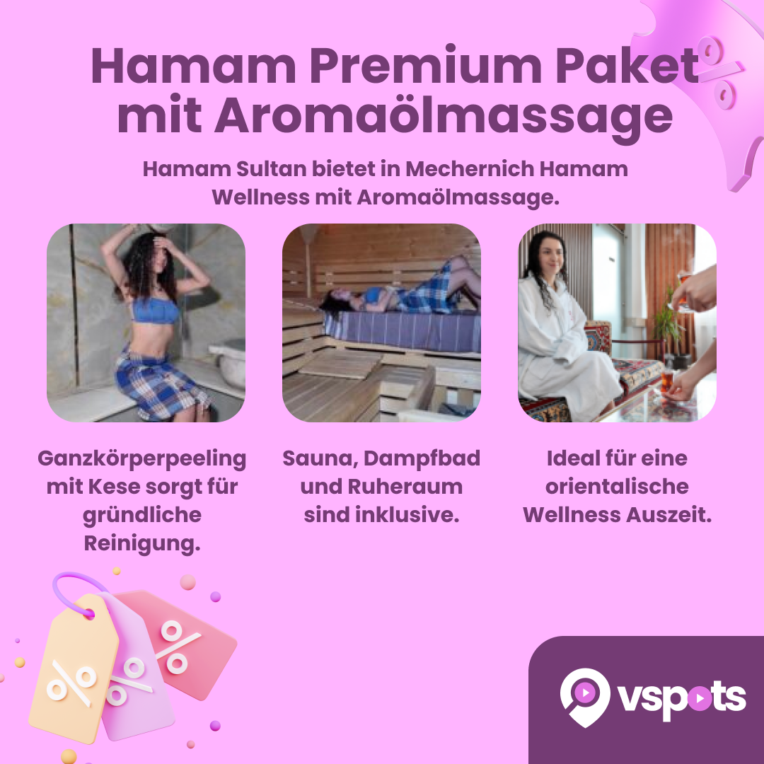 Hamam Premium Paket mit Aromaölmassage – Bild 6