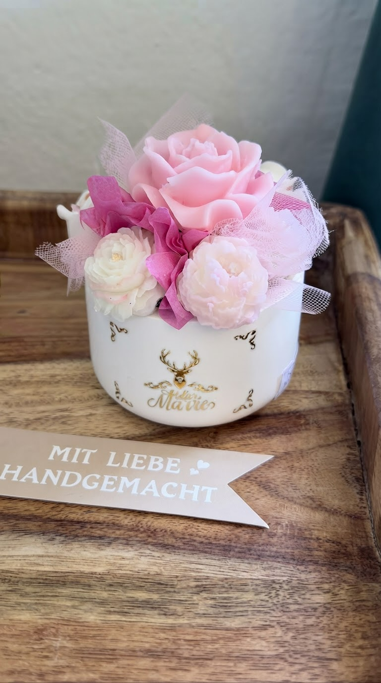Kerzen- & Blumenstrauß-Workshop – Bild 2