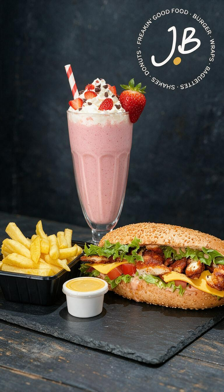 Burger-, Wrap- oder Baguette-Menü – Bild 3