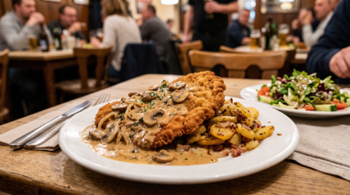 Schnitzel & Beilagen für 2 Personen