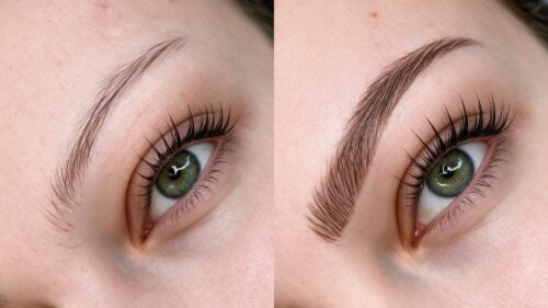 Lash- & Browlifting mit Färben
