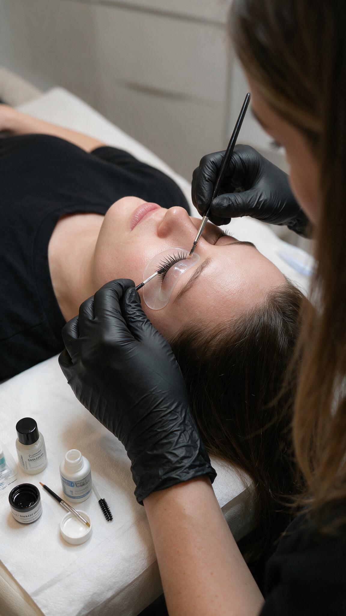 Lash- & Browlifting mit Färben – Bild 2