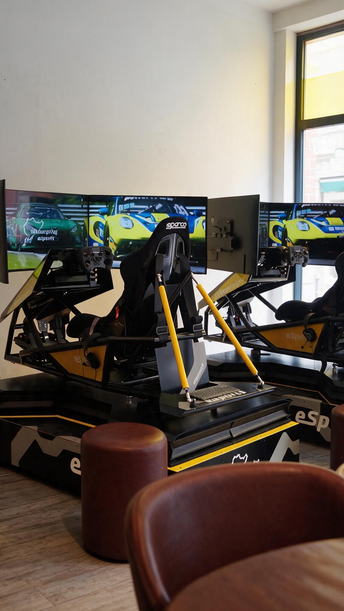 20 Min. Full-Motion Rennsimulator – Bild 8