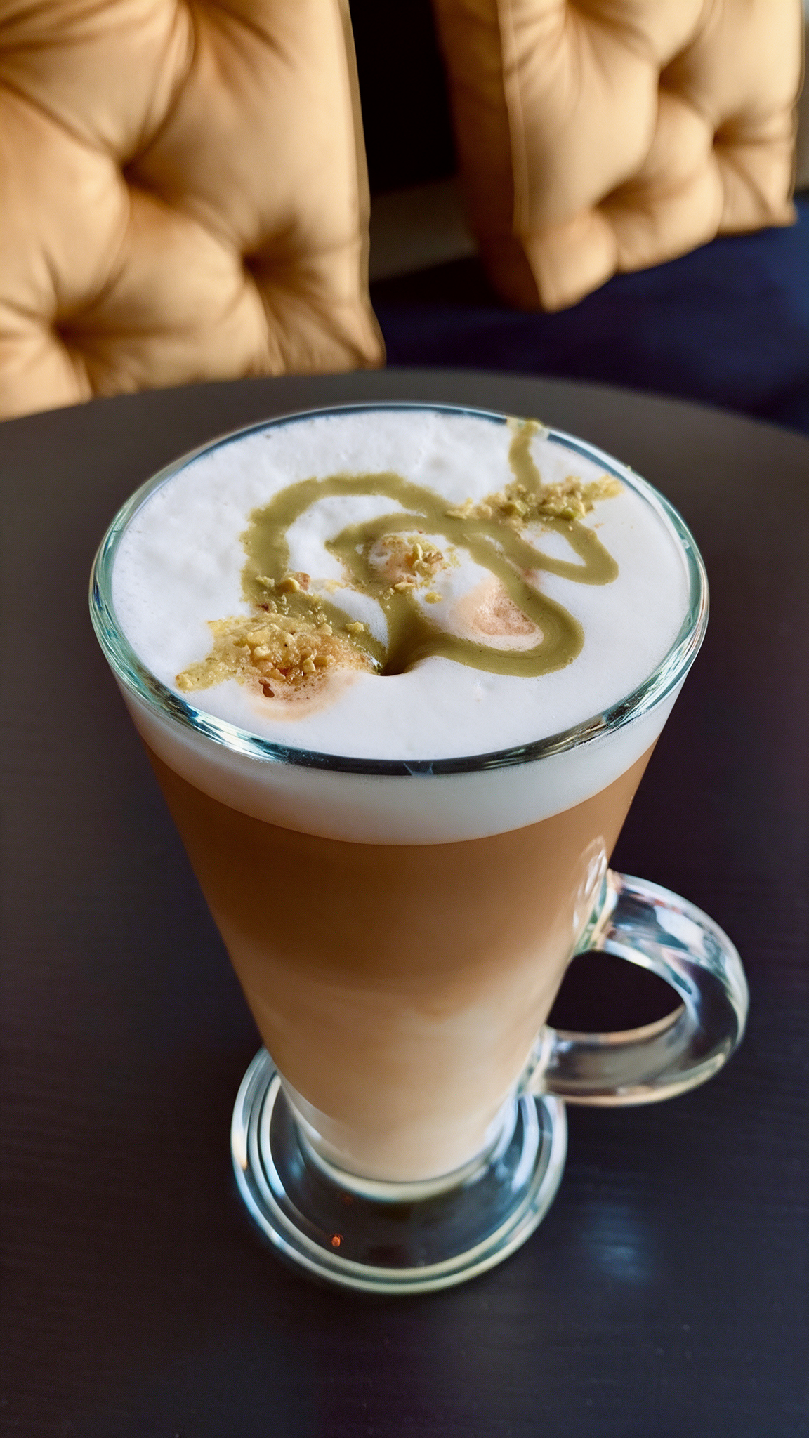 Café Creme mit Kardamom bei Perie The Persian Concept Store in Dortmund als Getränk zum persischen Frühstück mit Nan Mix Sonati oder Vitali
