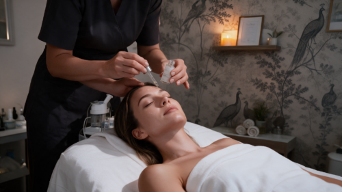 Korean Facial Glass Skin Signature bei Zakia Skin Rituals in Düsseldorf mit entspannender Gesichtsbehandlung für intensive Feuchtigkeitsversorgung, ausgewählte Wirkstoffe und einen strahlenden Glow
