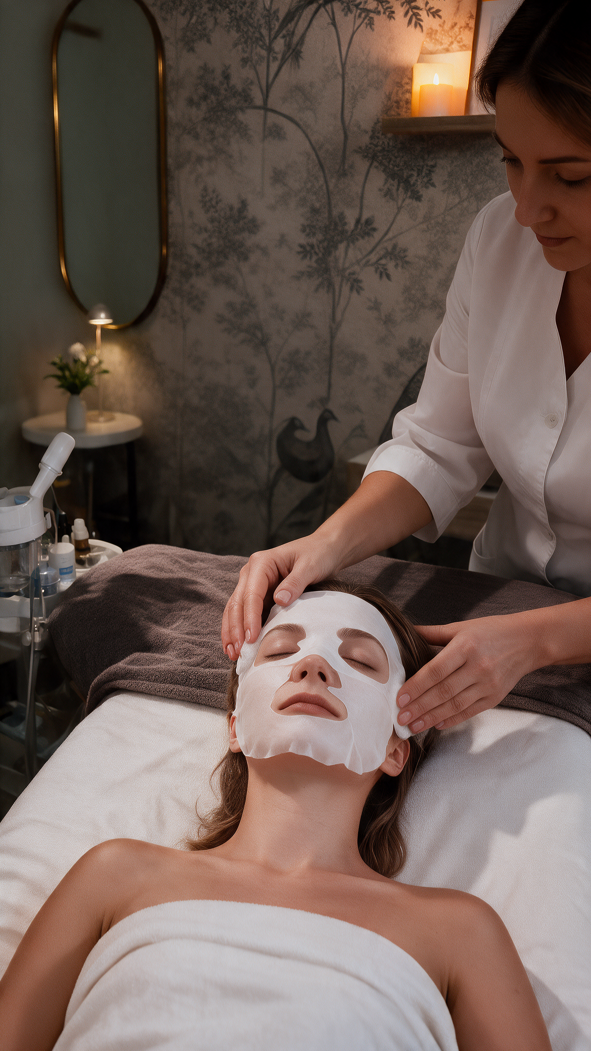 Korean Facial Glass Skin Signature bei Zakia Skin Rituals in Düsseldorf mit pflegender Gesichtsmaske für intensive Feuchtigkeit und einen frischen Glow