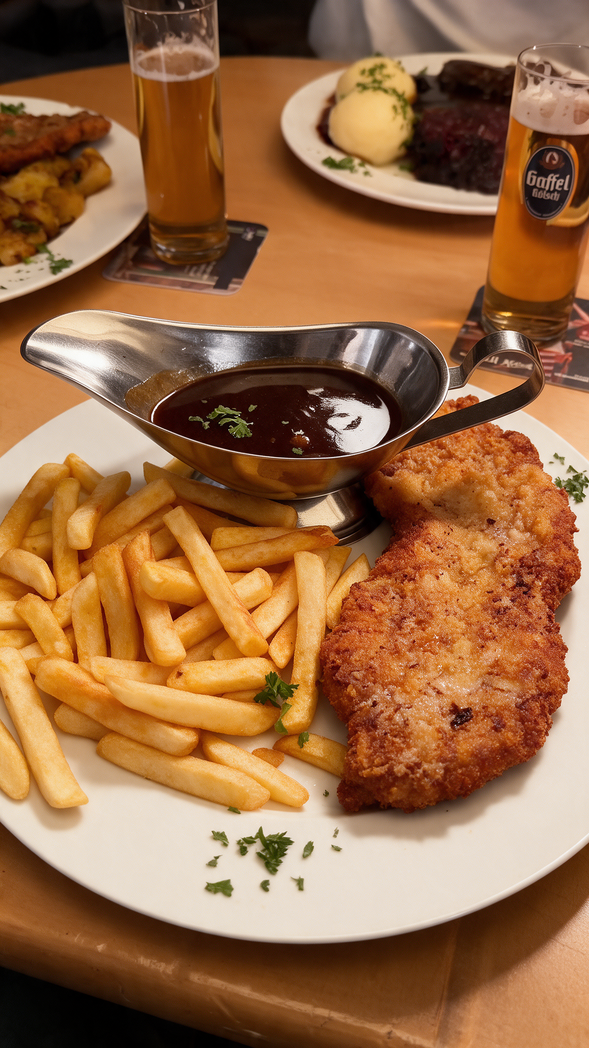 Schnitzel mit Pommes für 2 Personen – Bild 2