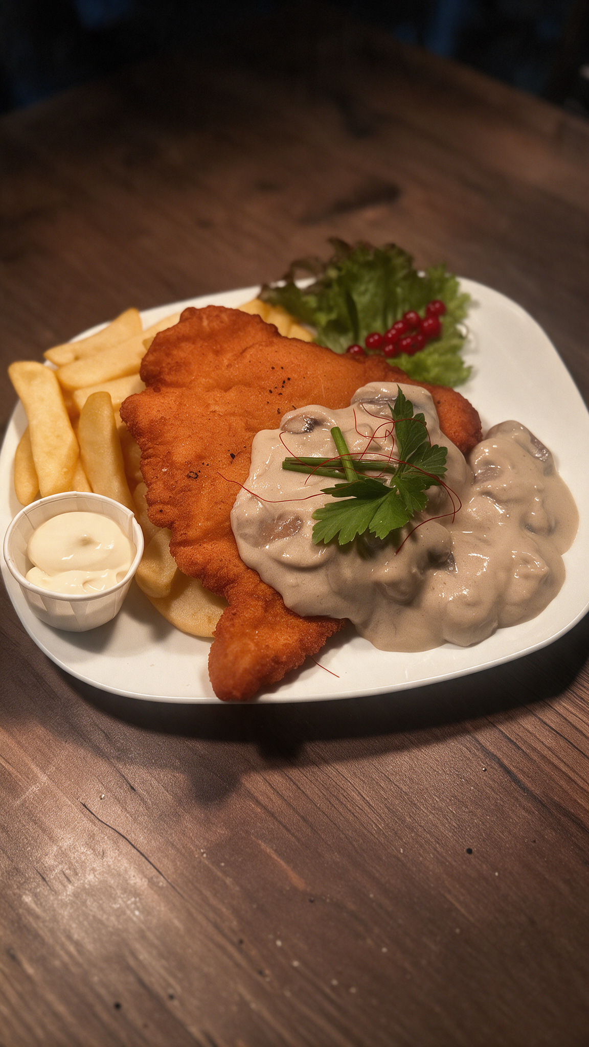 Schnitzel mit Pommes für 2 Personen – Bild 3
